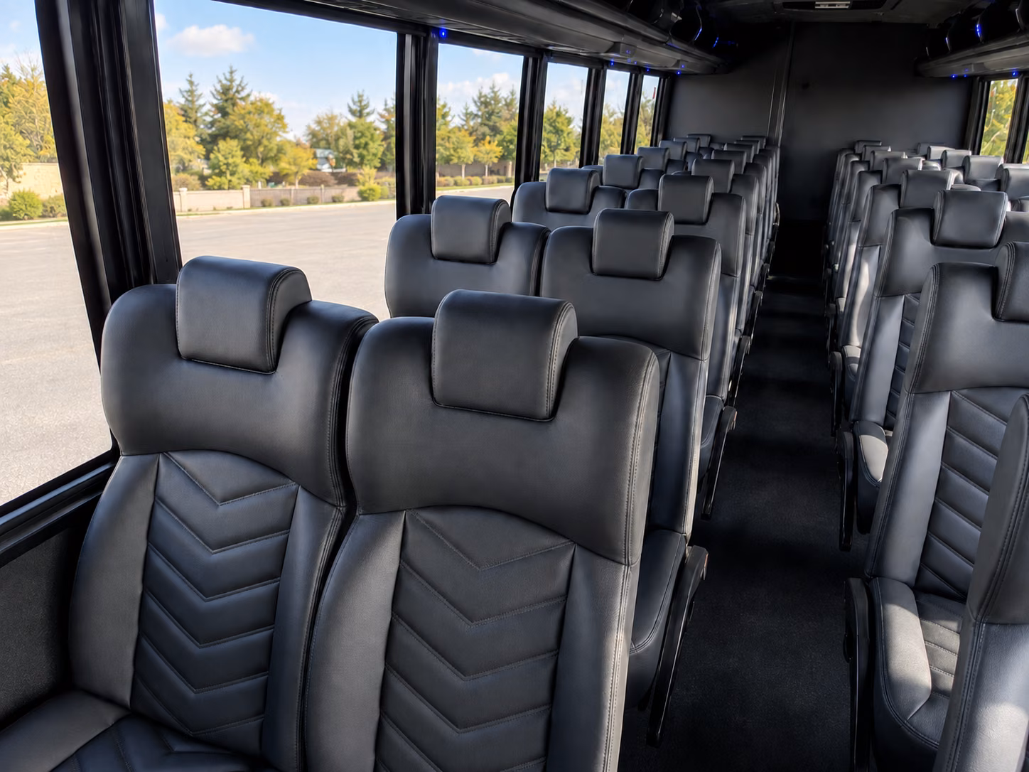 st paul 18 passenger minibus inside