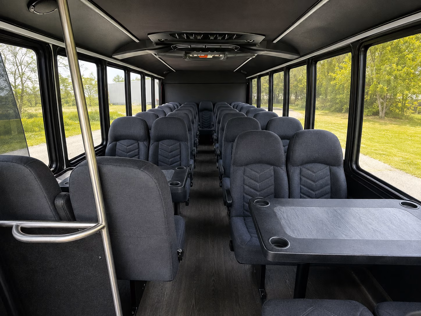 st paul 18 passenger minibus interior
