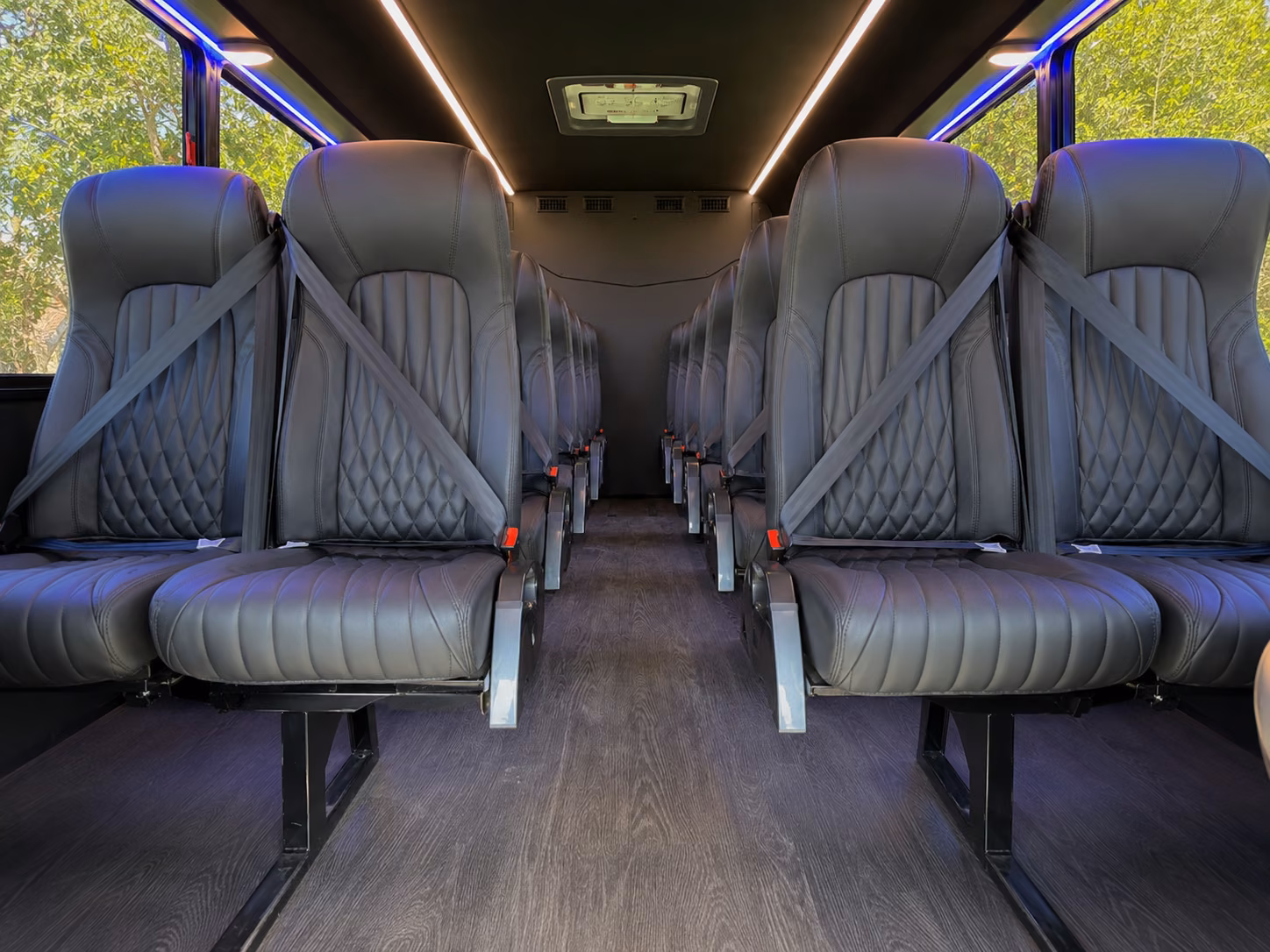 st paul 20 passenger minibus inside