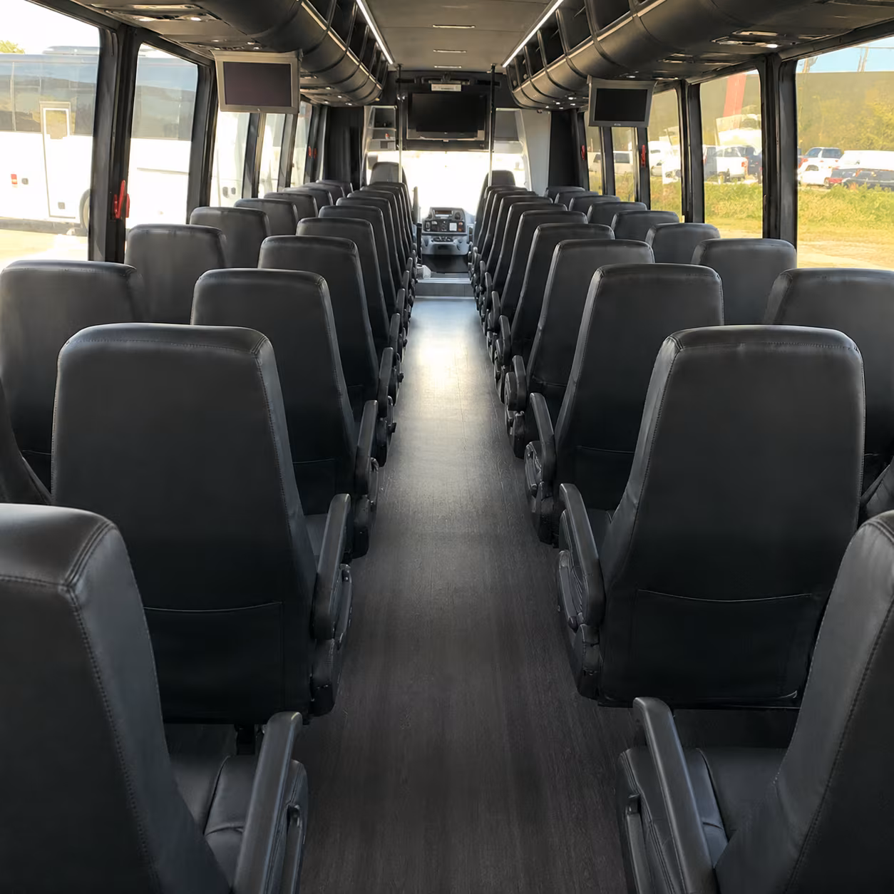 st paul 25 passenger minibus inside