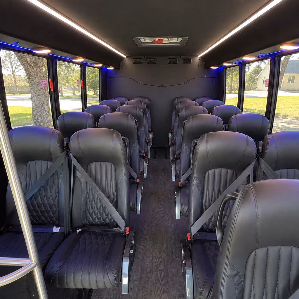 st paul 25 passenger minibus interior