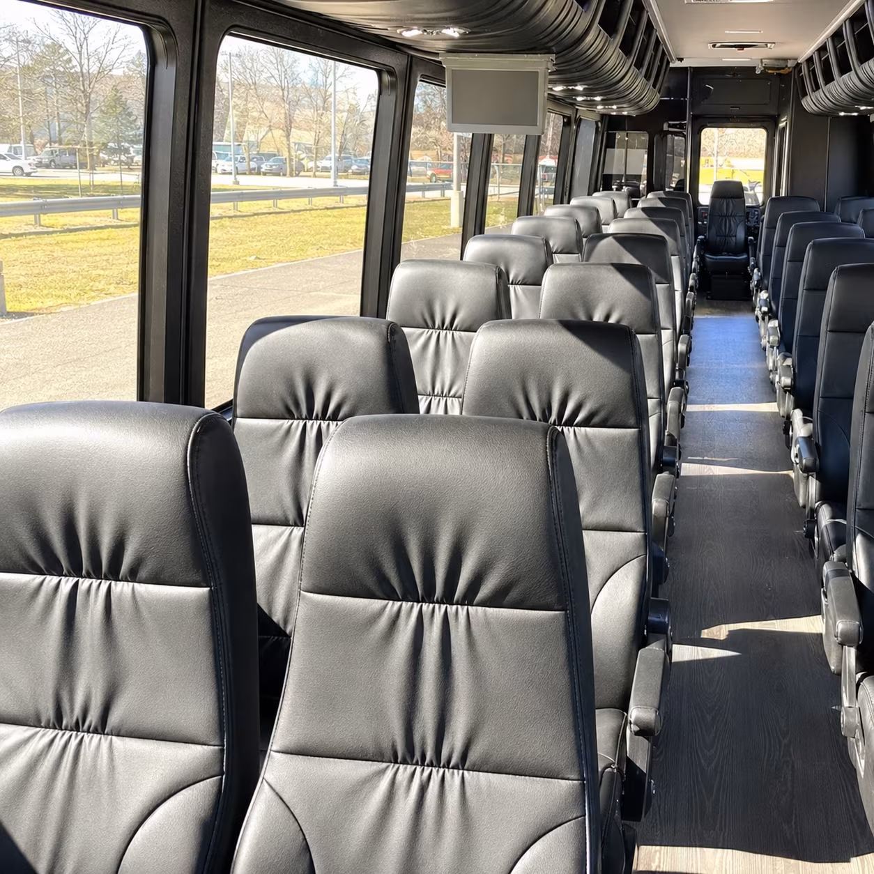 st paul 28 passenger minibus interior