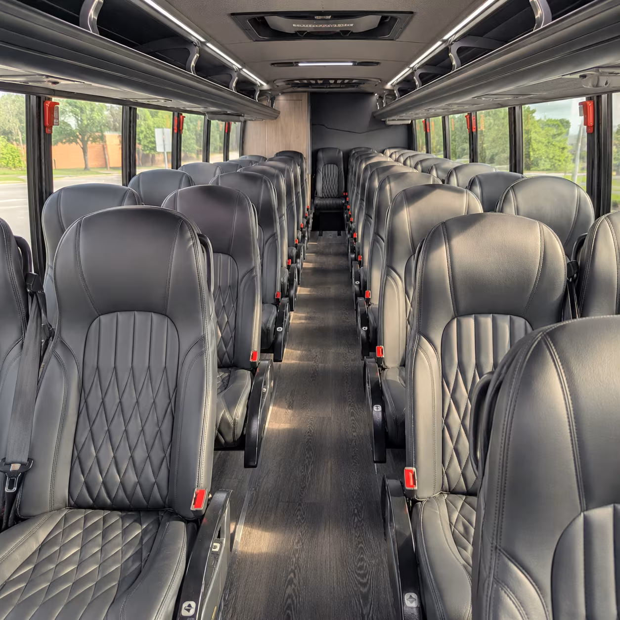 st paul 35 passenger minibus interior