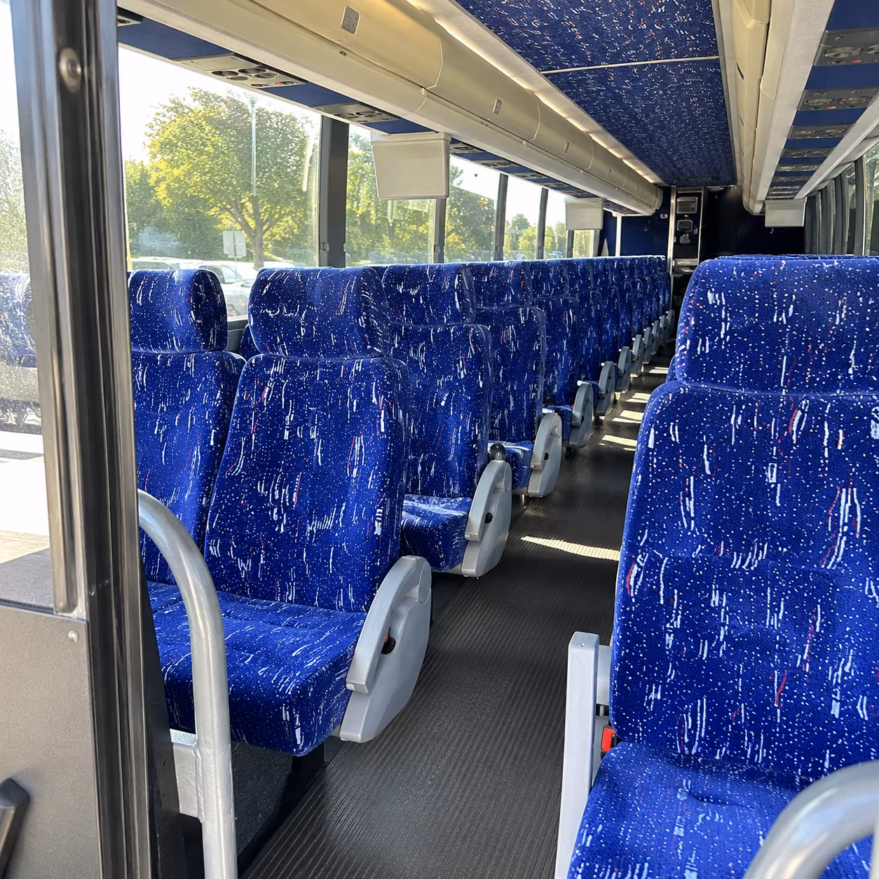st paul 50 passenger charter bus inside