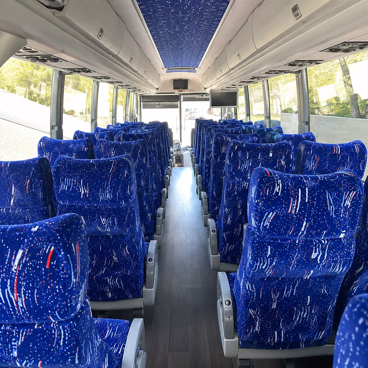 st paul 50 passenger charter bus interior