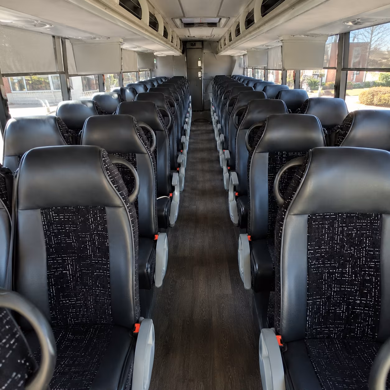 st paul 54 passenger charter bus inside