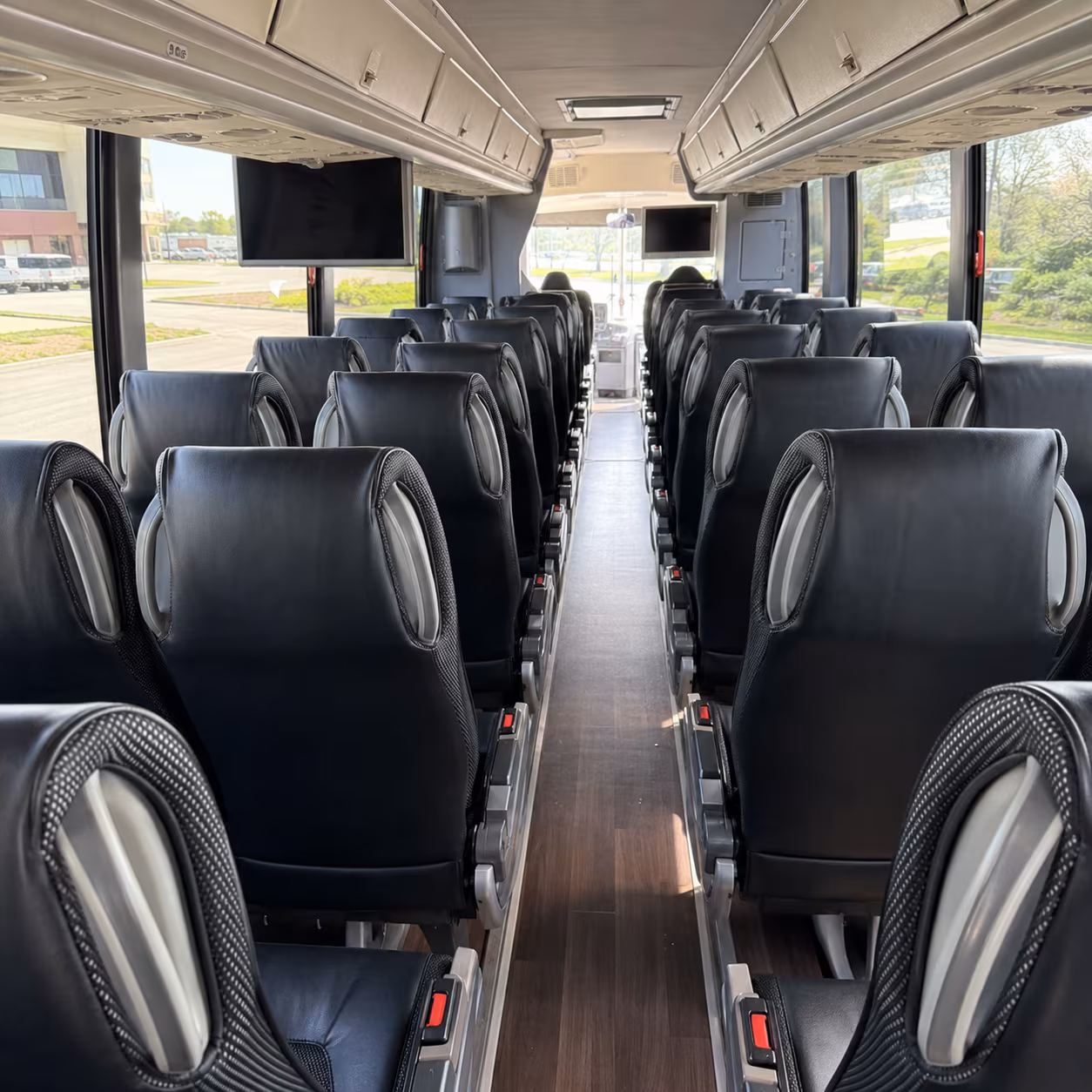 st paul 56 passenger charter bus inside