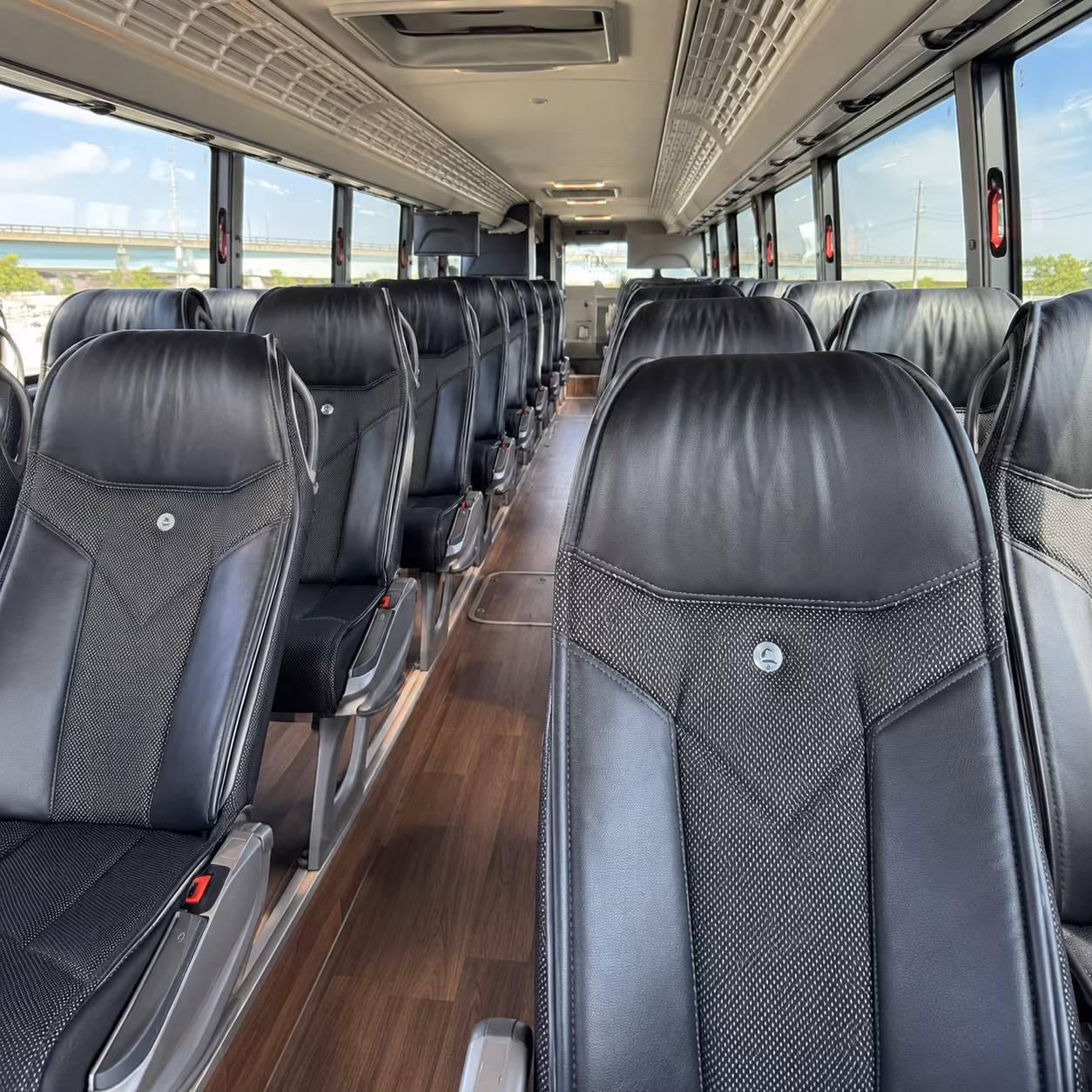 st paul charter bus inside