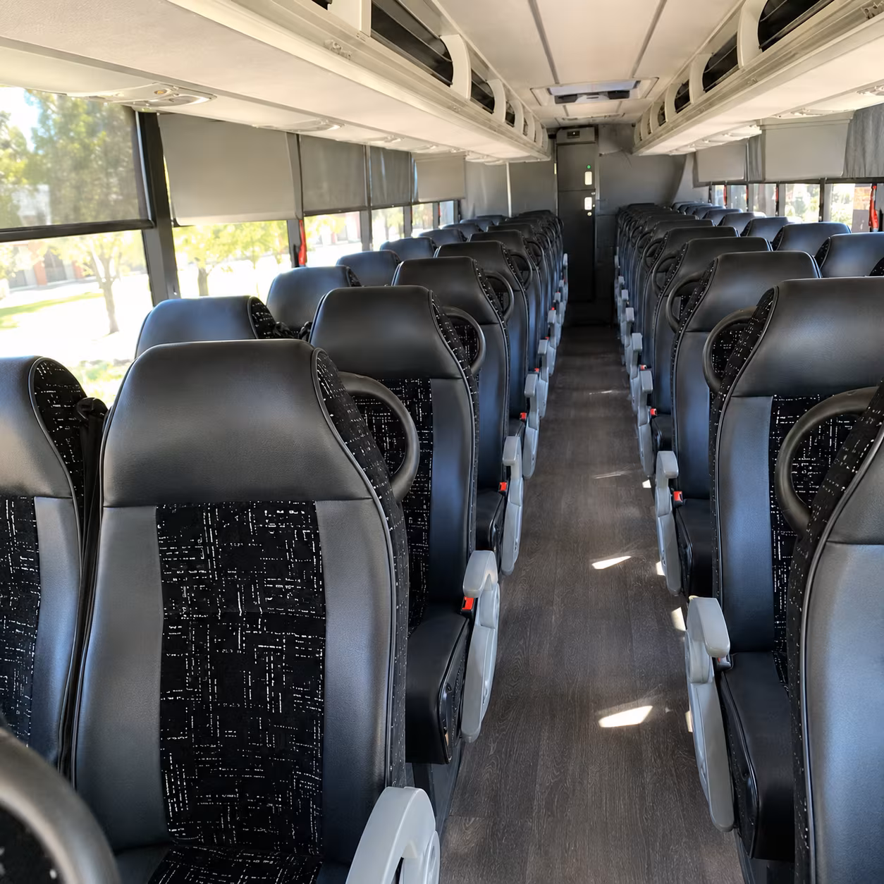 st paul charter bus interior