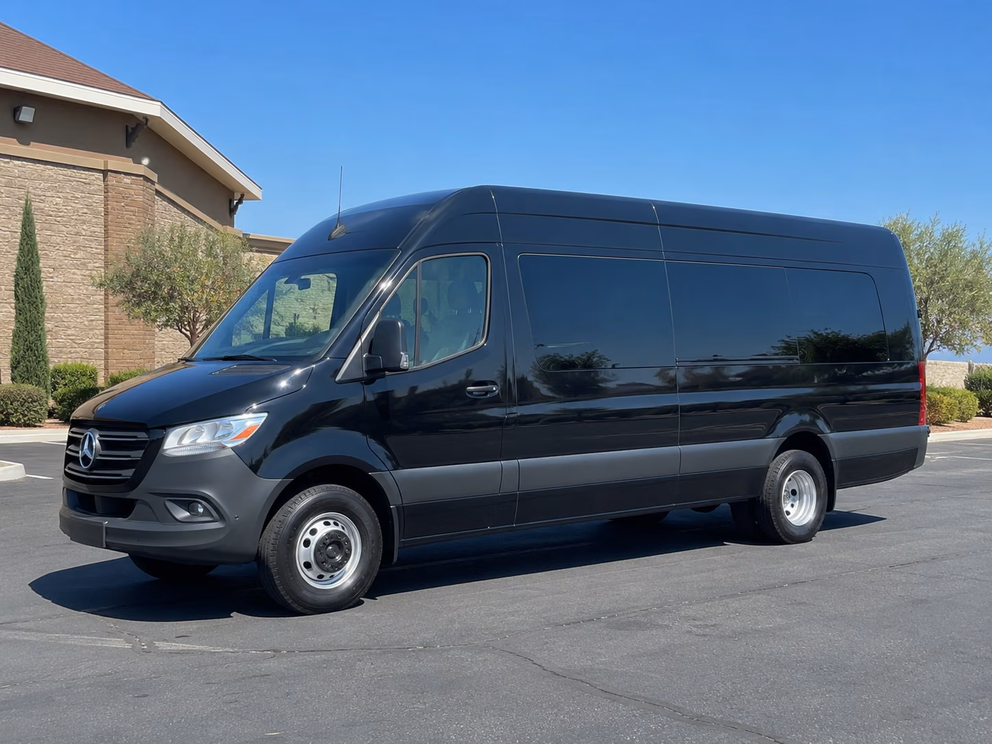 st paul sprinter van with driver